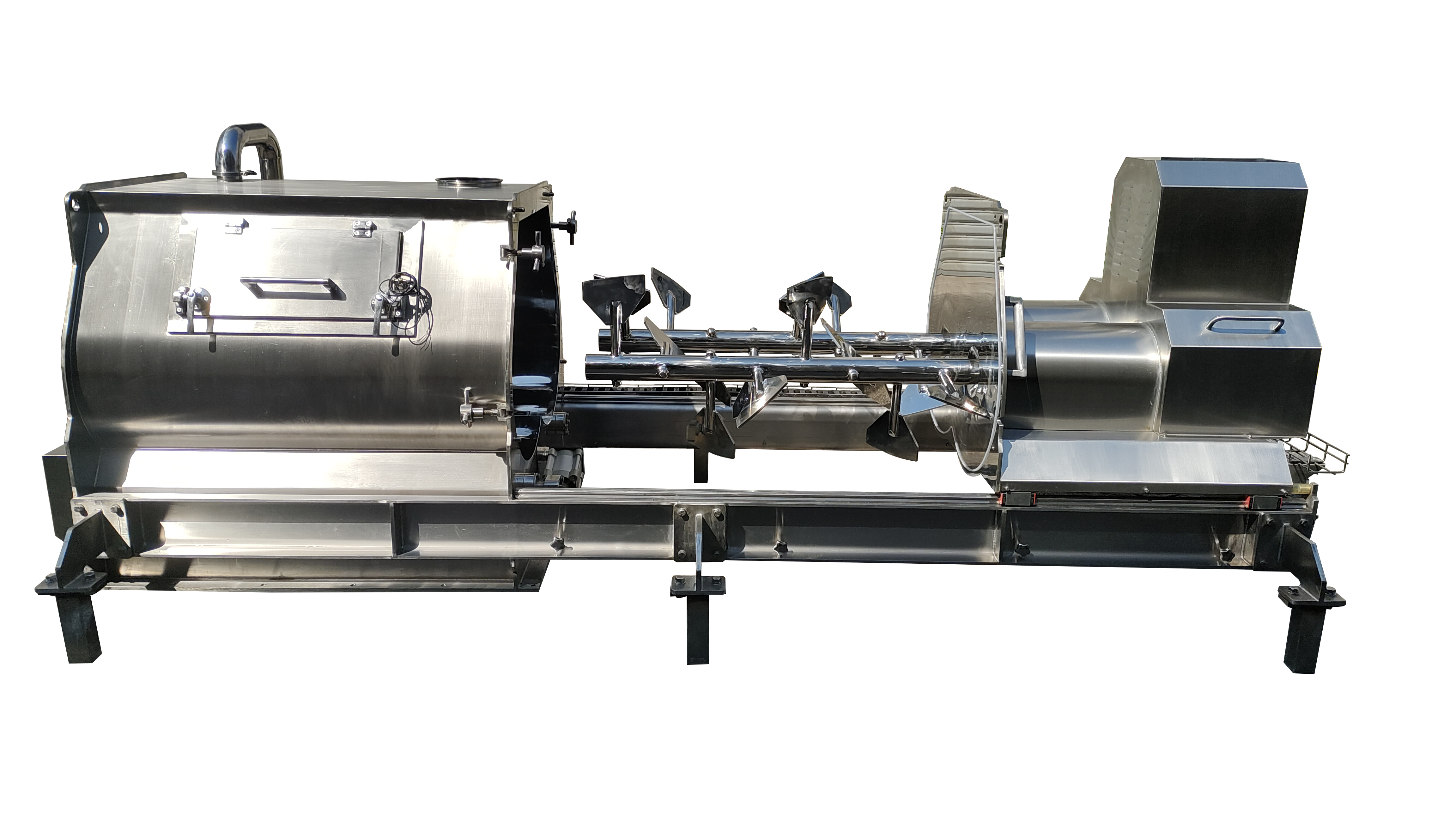 智选双轴抽拉式混合机，精准匹配需求——高效生产的核心伙伴