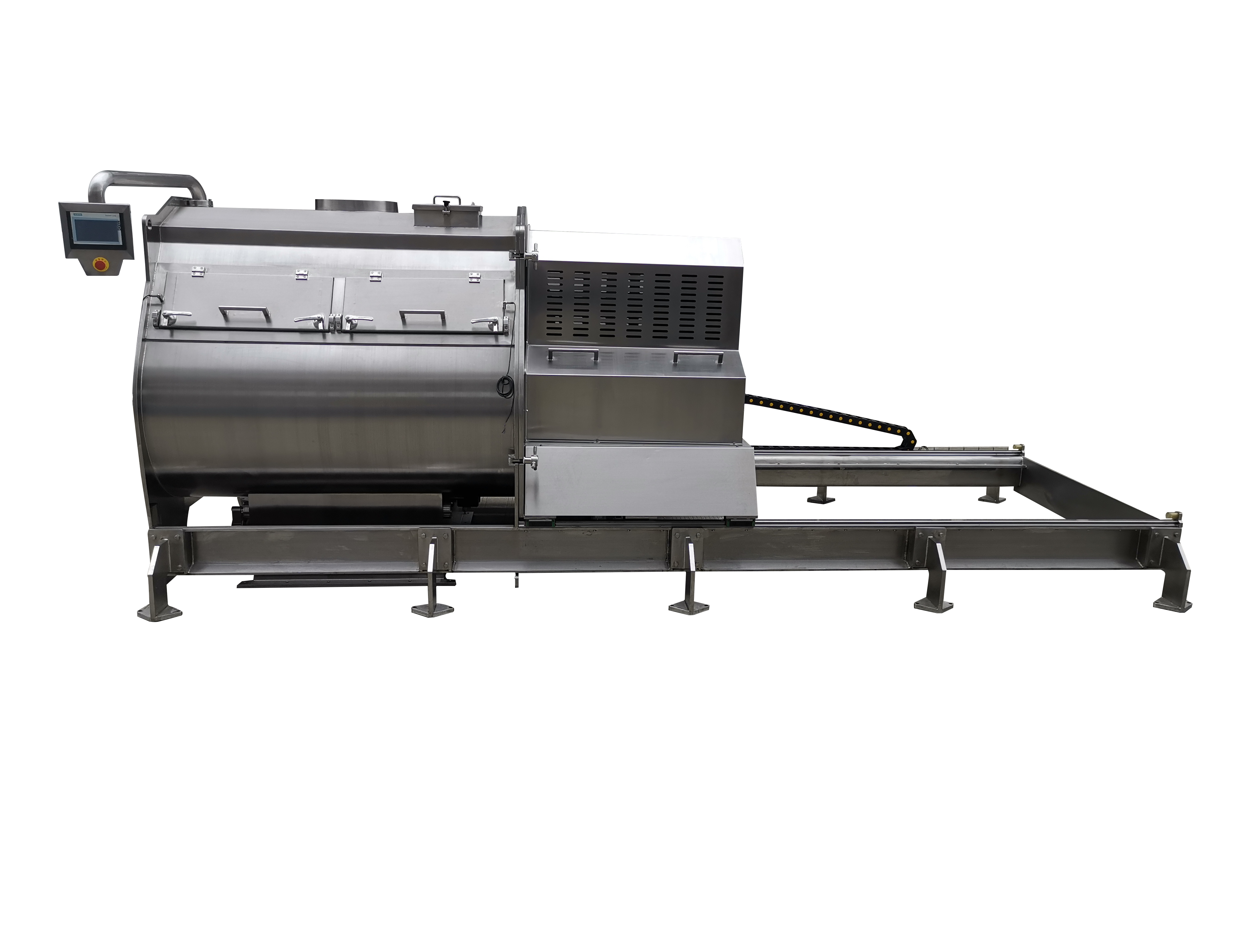 单轴桨叶抽拉式混合机的优点